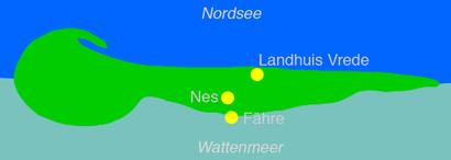 Situationsplan Ameland